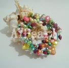 Coloured Pearl Bracelet 