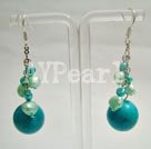 Discount pearl and turquoise earrings