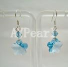 austrian crystal flower earrings