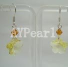 austrian crystal flower earring