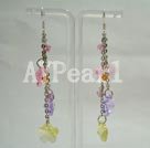 austrian crystal flower earrings