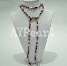 pearl and austrian crystal necklace Under $ 30
