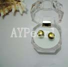 Discount 8.5-9mm gold pearl studs