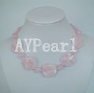 rose quartz necklace under $ 20