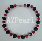 Handmade coral necklace