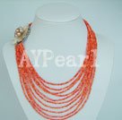 coral necklace