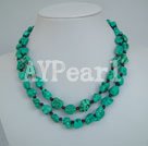 Discount garnet and turquoise necklace