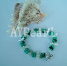 biwa pearl and turquoise bracelet