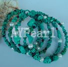 pearl and turquoise bracelet Under $ 20