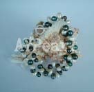 7mm white and black pearl bracelet Under $ 10