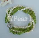 pearl and peridot bracelet under $9