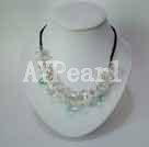 white crystal necklace under $ 8