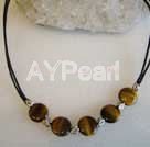Discount tiger's eye necklace occhio di tigre collana