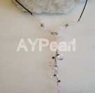 rose quartz butterfly necklace under $ 8