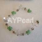 aventurine and crystal bracelet under $ 5