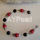 Discount alaqueca e bracciale in cristallo nero