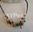 Discount multi pietra collana
