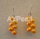 6-7mm pearl cluster earrings