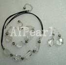Discount white crystal sets