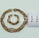 Discount 6-7mm dyed pearl sets
