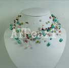 Discount multi color pearl necklace