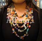 multi strands multi stone necklace under $ 40
