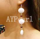 Howlite earring