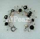 Handmade pearl crystal bracelet
