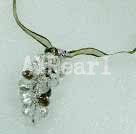 white crystal necklace