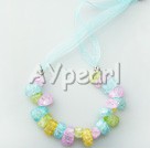 Discount multi color crystal necklace