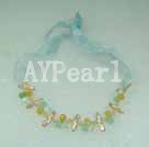 pearl crystal necklace under $ 10