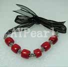 coral necklace under $ 8