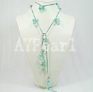 crystal and cat's eye necklace Under $ 10