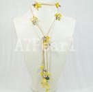 citrine and cat's eye necklace Under $ 10
