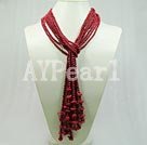 coral necklace Under $ 40