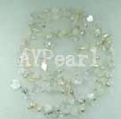 pearl crstal and shell necklace under $ 20