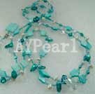 pearl crstal and shell necklace under $ 20