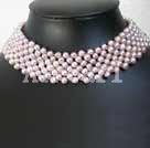 4-5mm pearl bridal necklace