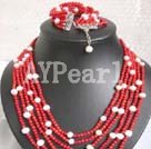 Discount 3.5mm pearl and coral sets