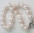 Discount light pink seashell beaded necklace
