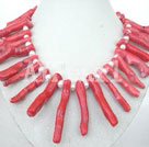 Discount pearl and coral necklace