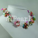 multicolor shell necklace