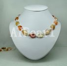 Discount pearl and agate necklace