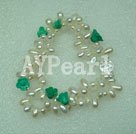 pearl and turquoise bracelet under $ 15