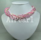 Discount pearl crystal necklace
