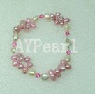 Discount pearl and austrian crystal bracelet