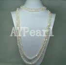 6-7mm collar de Pearl White