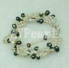 black and white pearl bracelet under $ 15