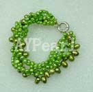 dyed pearl bracelet under $ 15