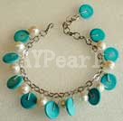 pearl and turquoise bracelet